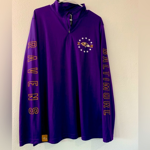 nfl Team Apparel Other - Vintage 1996 Baltimore Ravens 1/4 zip shirt NFL Team Apparel